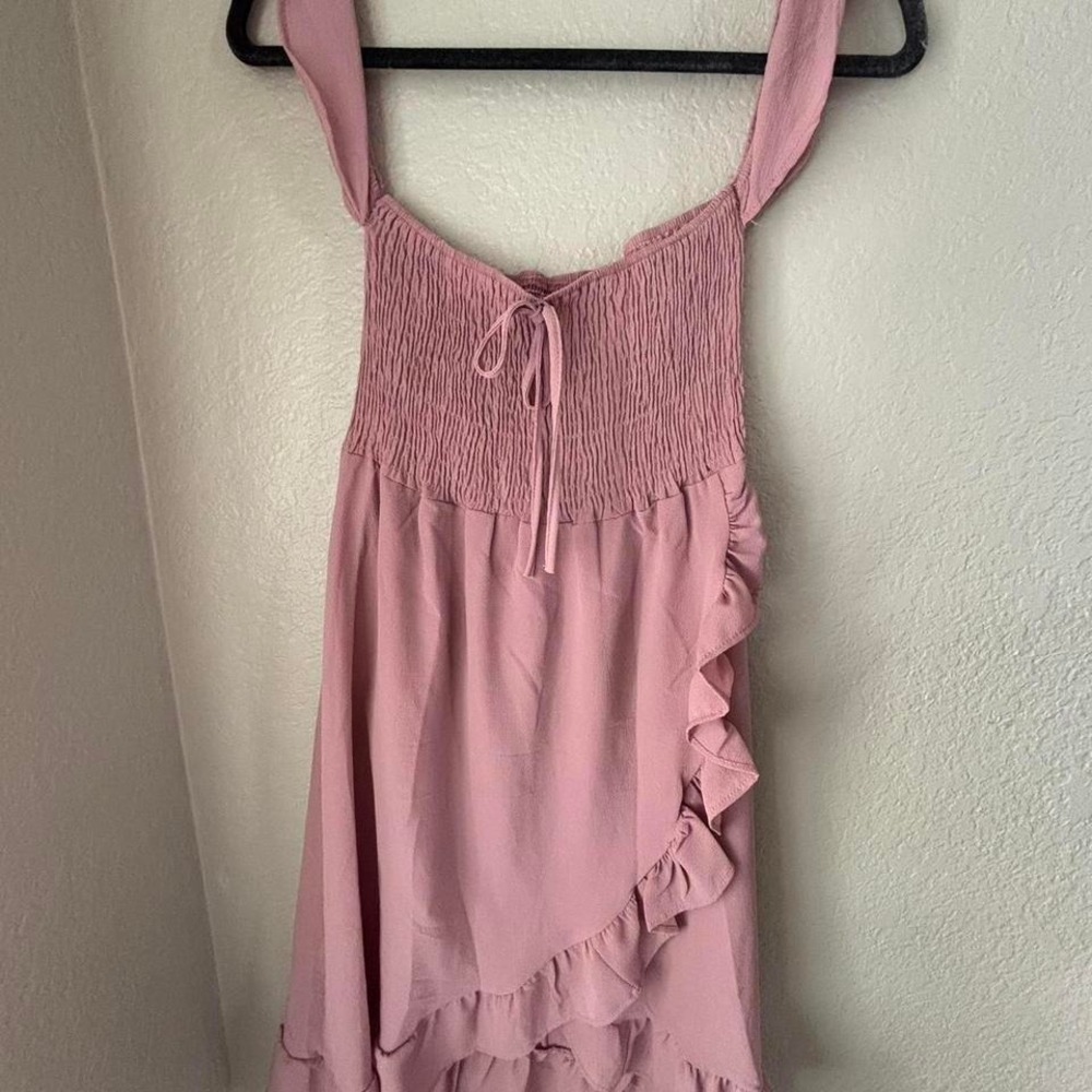Pink Small Ruffle Dress - Picture 3 of 6